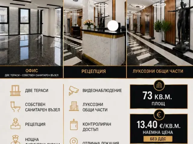 Представителен офис под наем в Бизнес Център „Графит“, кв. Лозенец